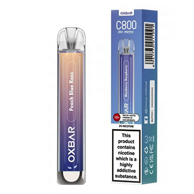 Jednorázová cigareta Oxva Oxbar C800 představení
