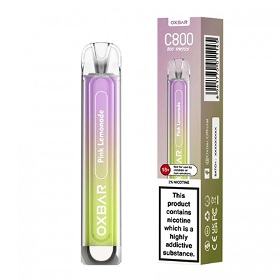 Jednorázová cigareta Oxva Oxbar C800 představení