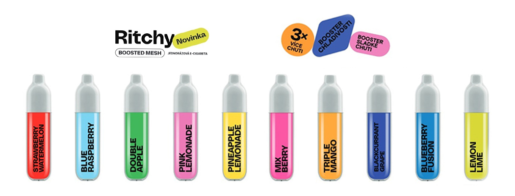 Design - Ritchy Bar 700 - elektronická cigareta