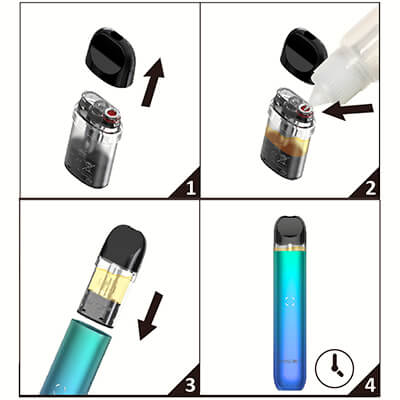 Kapacita a plnění cartridge - Smok Igee A1 - elektronická cigareta