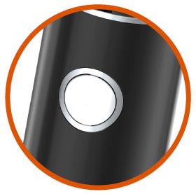 Indikátor stavu baterie u elektronická cigareta Smoktech brit one