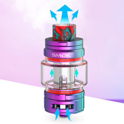 Regulace přívodu vzduchu - Smoktech TFV16 Subohm Tank - elektronická cigareta