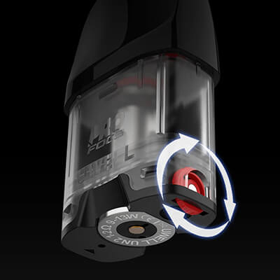 Regulace přívodu vzduchu - Uwell Caliburn G2 - elektronická cigareta