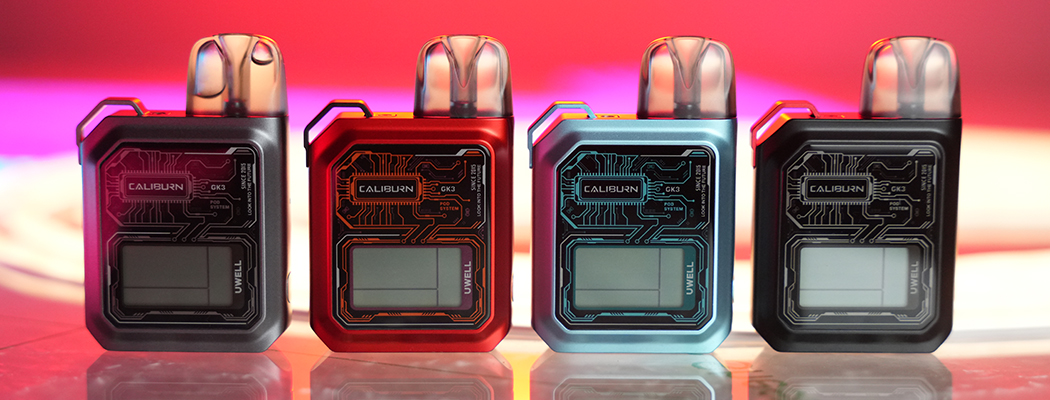 Design - Uwell Caliburn GK3 - elektronická cigareta