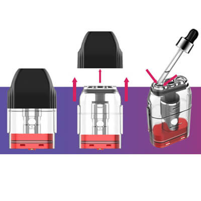 Plnění - Uwell Caliburn KOKO - elektronická cigareta