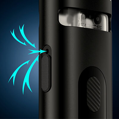 Regulace přívodu vzduchu - Uwell Caliburn X - elektronická cigareta