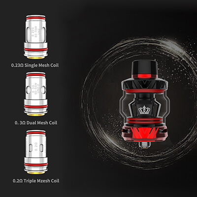Tank Crown 5 a žhavící hlavy - Uwell Crown 5 - elektronická cigareta