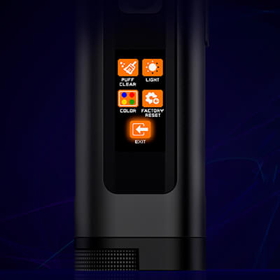 Displej- Uwell Crown D POD - elektronická cigareta