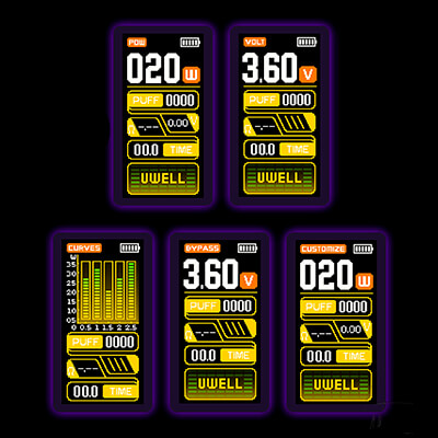 Režimy - Uwell Crown D Pod - elektronická cigareta