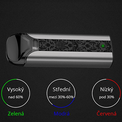 Stav baterie - Uwell Crown POD - elektronická cigareta