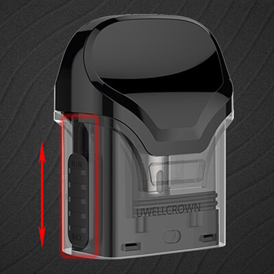 Přívod vzduchu - Uwell Crown POD - elektronická cigareta