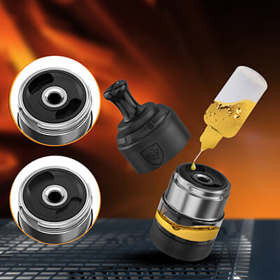 Vrchní plnění, topcap,náustky, ultem - Vandy Vape Berserker V2 MTL RTA - atomizér