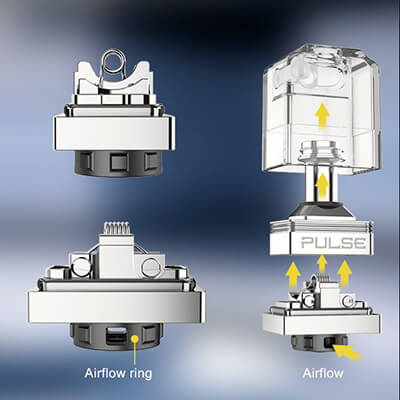 Vessel Pre Built Tank - Vandy Vape Pulse AIO - elektronická cigareta