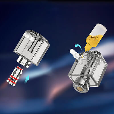 Vessel Rba Tank - Vandy Vape Pulse AIO - elektronická cigareta