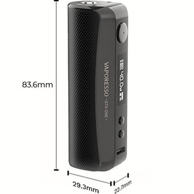 Parametry - Vaporesso GTX One MOD-elektronicka cigareta