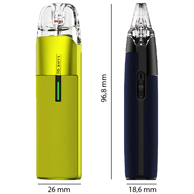 Kapacita elektronická cigareta Vaporesso VECO Solo Plus je 3300mAh Parametry - Vaporesso Luxe Q2 - elektronická cigareta