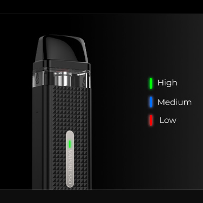 Indikace stavu baterie - Vaporesso XROS Mini - elektronická cigareta