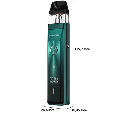 Kapacita elektronická cigareta Vaporesso VECO Solo Plus je 3300mAh Parametry - Vaporesso XROS Pro - elektronická cigareta