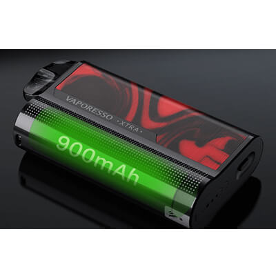 Baterie, indikace stavu a čip - Vaporesso XTRA Pod - elektronická cigareta