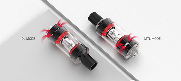 Přívod vzduchu - Vaptio Cosmo - elektronická cigareta