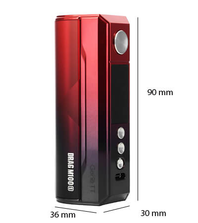 Parametry- VooPoo Drag M100S MOD - elektronicka cigareta