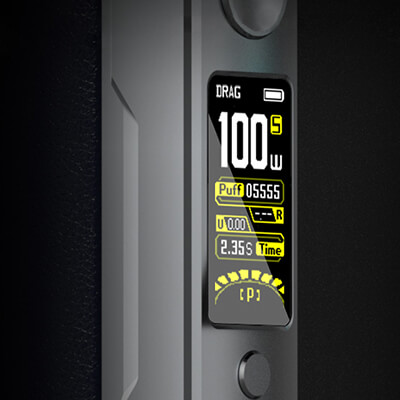 Displej - VOOPOO Drag X Plus Pro Edition - elektronická cigareta