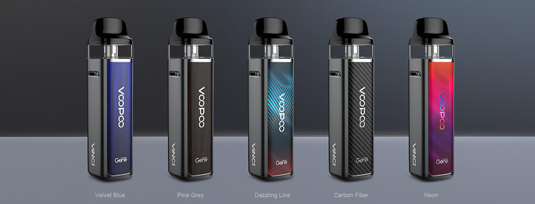 Design  - Voopoo Vinci 2 Pod - elektronická cigareta