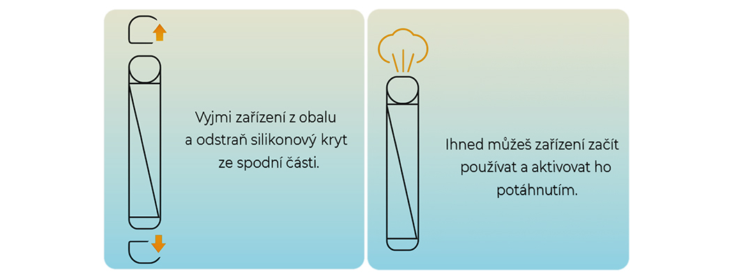 Aktivace - Vuse Go Reload Pen - elektronická cigareta