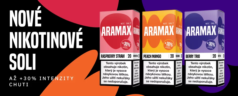 E-liquid Aramax Salt - nikotinová sůl