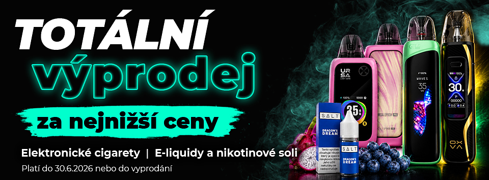 V&yacute;prodej elektronick&yacute;ch cigaret, nikotinov&yacute;ch sol&iacute; a e-liquidů