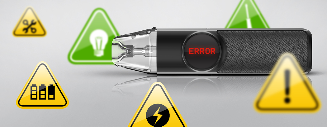 Elektronická cigareta nefunguje? Nejčastější problémy a řešení