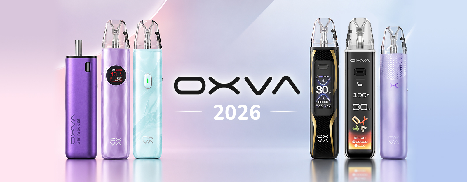Elektronické cigarety OXVA: Novinky roku 2026
