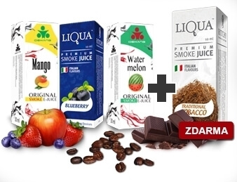 Kup 3 e-liquidy a 1 dostaneš navíc zdarma