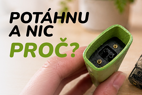 Nefunguje automatický potah u e-cigarety? Nejčastější příčiny a řešení